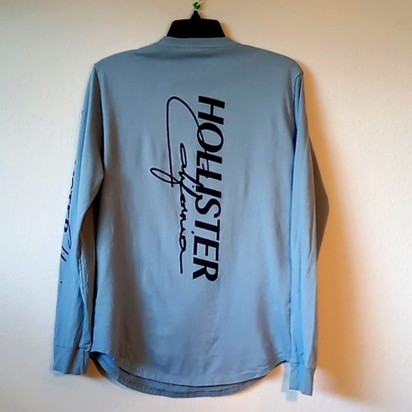 Hollister Must Have Collection Women's Curved Hem Long Sleeve T-Shirt Size Small - Picture 6 of 14